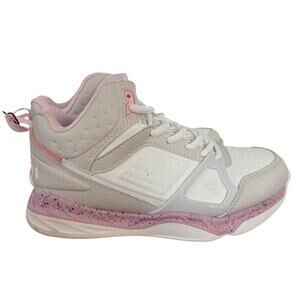 And1 Girls Size 4 Pink/White Tennis Shoes, NWT